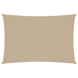 VidaXL Zonnescherm rechthoekig 3x5 m oxford stof beige