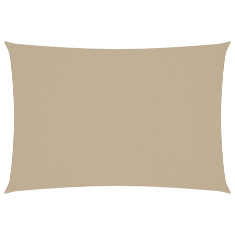 VidaXL Zonnescherm rechthoekig 3x5 m oxford stof beige