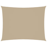 Vidaxl Sun Shade Rectangular 3.5x4.5 M Fabric Oxford Beige