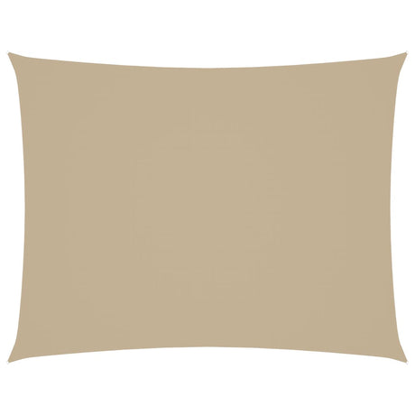 VidaXL Zonnescherm rechthoekig 3,5x5 m oxford stof beige