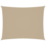 VidaXL Zonnescherm rechthoekig 4x5 m oxford stof beige