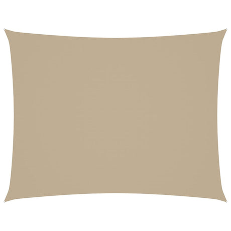 VidaXL Zonnescherm rechthoekig 4x5 m oxford stof beige