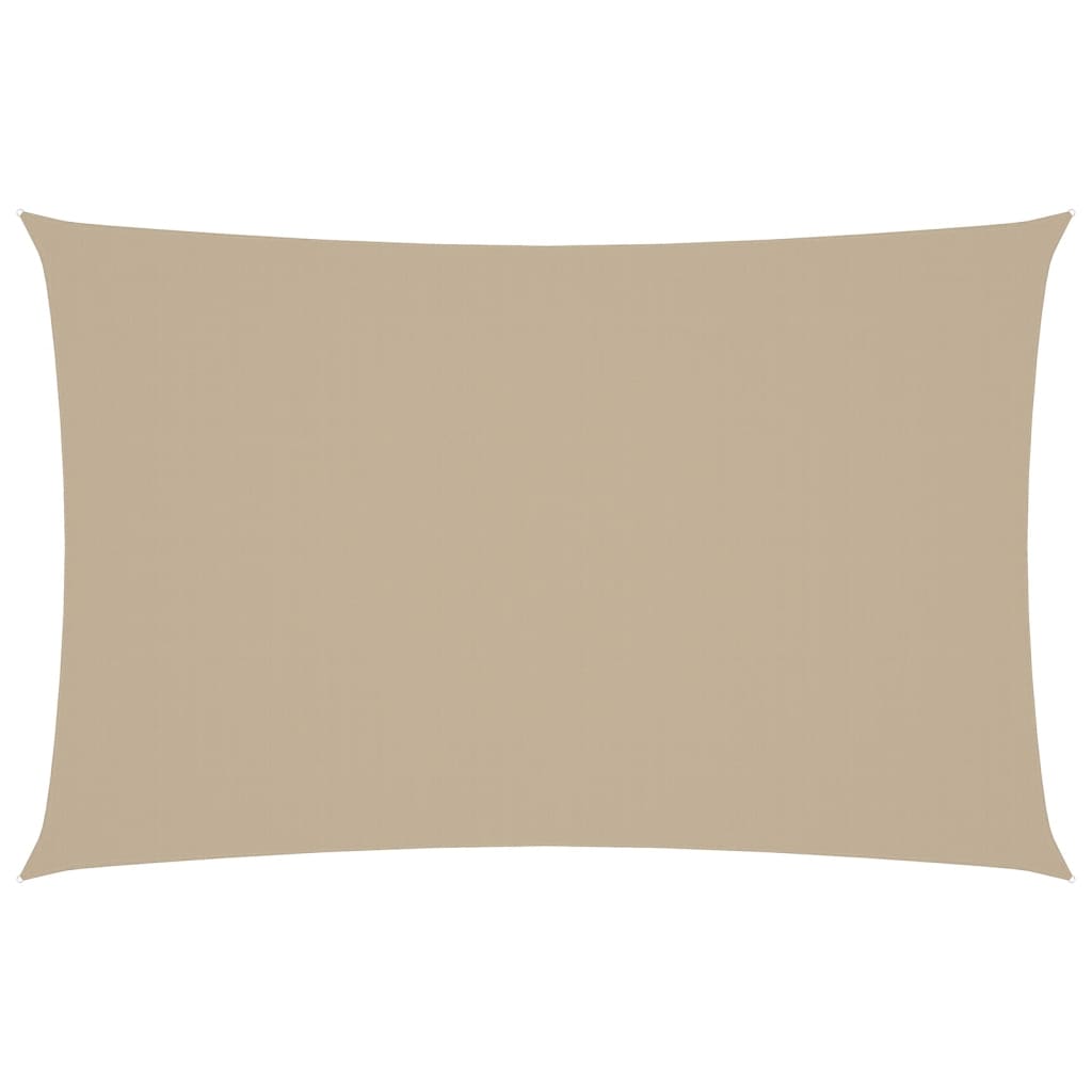 VidaXL Zonnescherm rechthoekig 4x7 m oxford stof beige