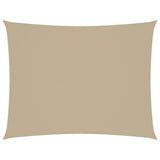 Vidaxl Sun Shade Rectangular 5x7 M in tessuto Oxford beige