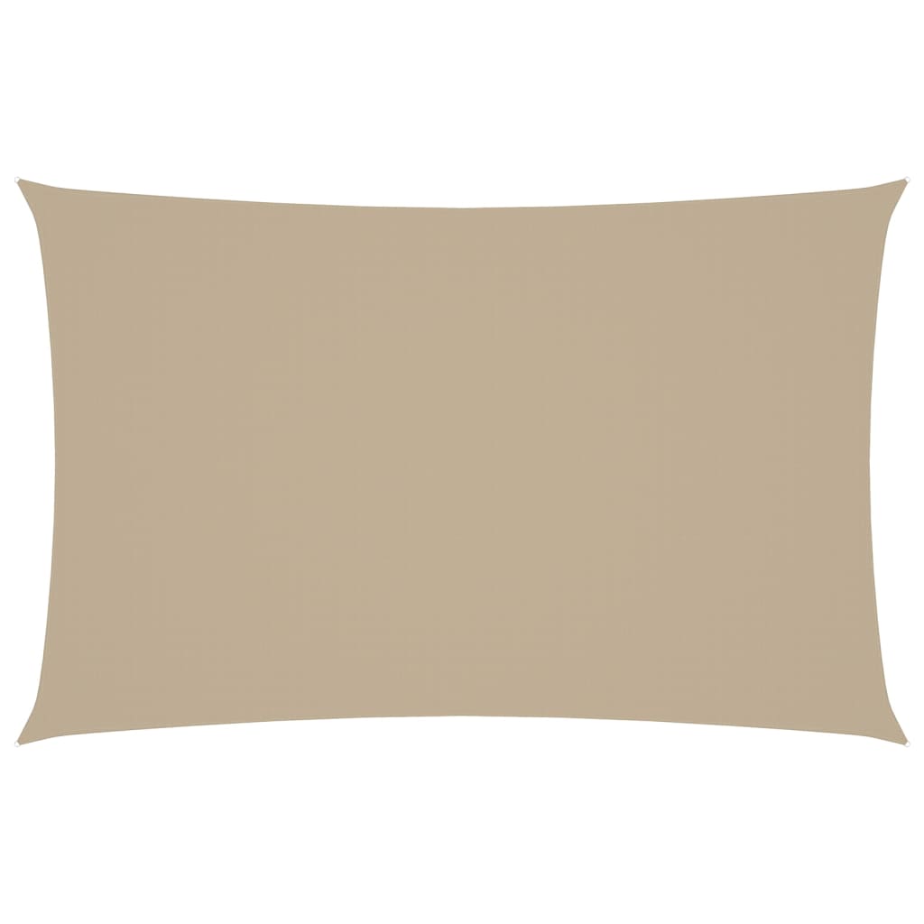 VidaXL Zonnescherm rechthoekig 5x8 m oxford stof beige