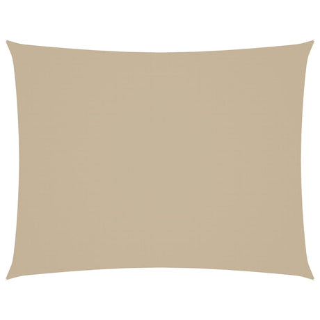 VidaXL Zonnescherm rechthoekig 6x8 m oxford stof beige