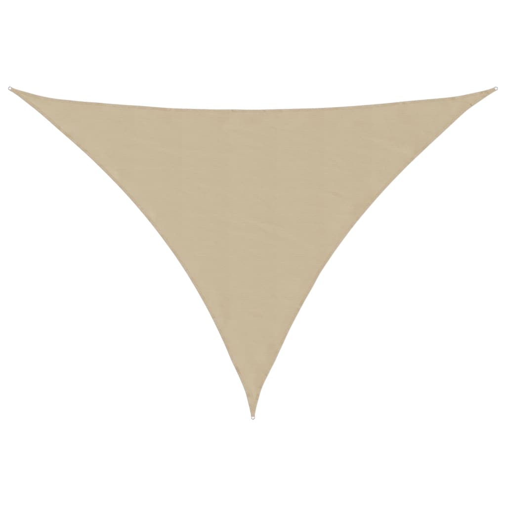 Vidaxl SunShade Trikotni 2,5x2,5x3,5 m Oxford Fabric Beige