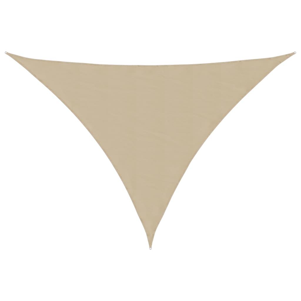 Vidaxl Sunshade Triangular 3x4x5 M Oxford fabric beige