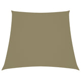 Vidaxl sunshade trapez 3 4x3 m Oxford Fabric Beige