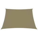 Vidaxl Sunshade Trapezium 3 4x3 m Oxford Stoff Beige