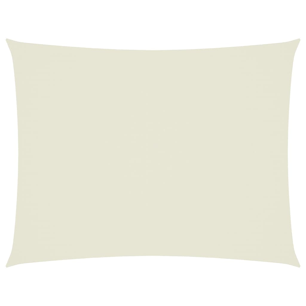 Vidaxl SunShade Obdélníkový 6x8 m Oxford Fabric Cream -colored