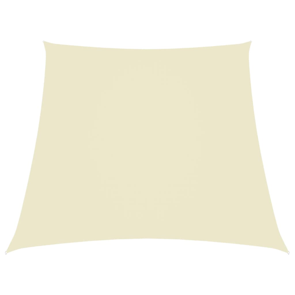 Vidaxl Sunshade Trapezium 3 4x3 M Oxford Fabric Cream -farvet