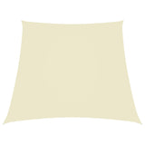 Vidaxl Sunshade Trapezium 3 4x3 M Oxford Fabric Cream -farvet