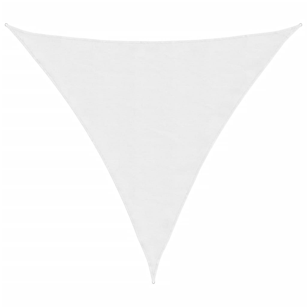 Vidaxl Sunshade triangulaire 3,6x3,6x3,6 m Oxford tissu blanc