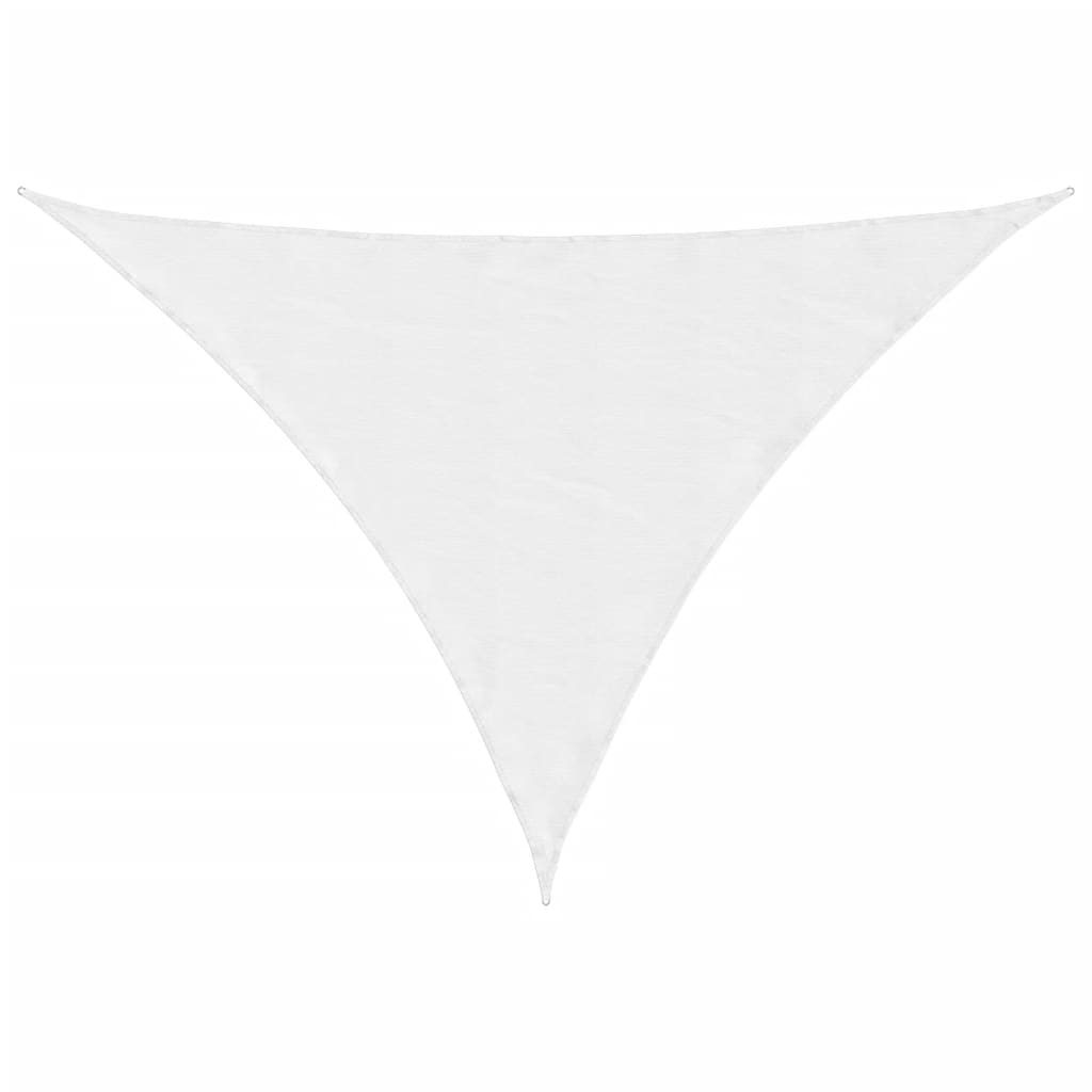 Vidaxl Sunshade triangulaire 3x4x5 m Oxford tissu blanc