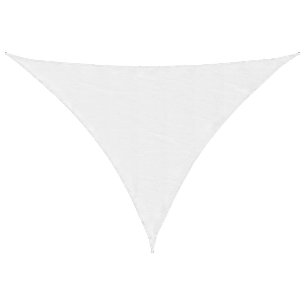 Vidaxl Sunshade Triangular 3.5x3.5x4.9 m Oxford fabric white