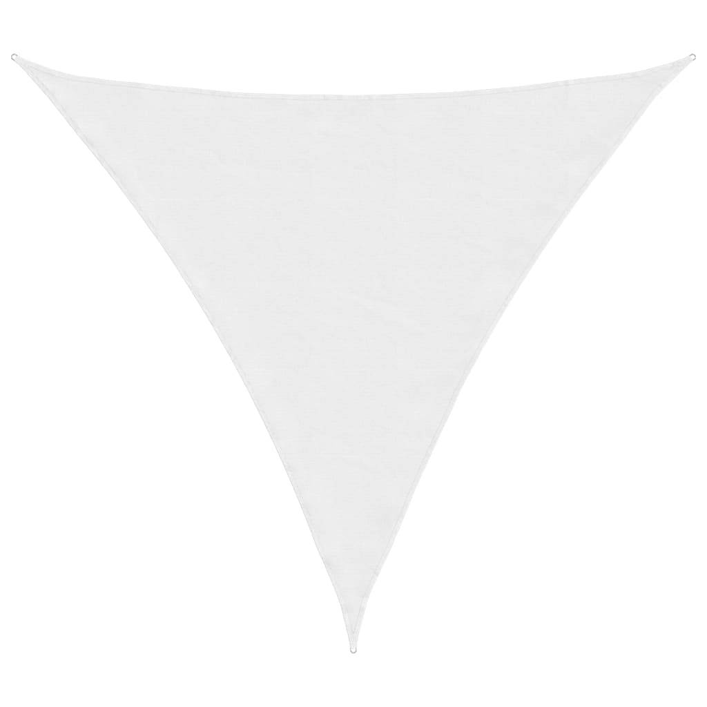 Vidaxl Sunshade Triangular 5x5x5 M Oxford Fabric White