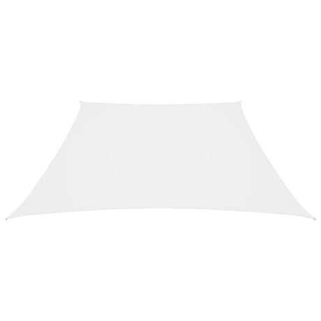 Vidaxl Zonnezeil Trapezium 2 4x3 M Oxford tissu blanc