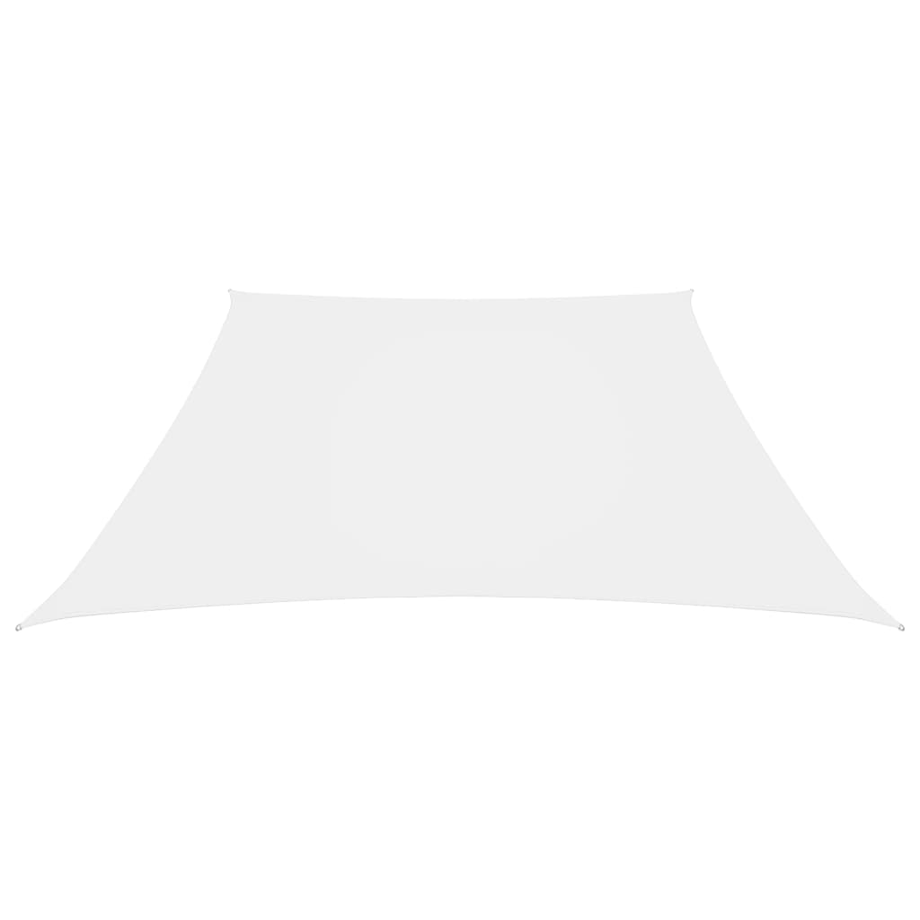 Trapezium de Vidaxl Sunshade 4 5x4 M Oxford Fabric White