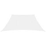 Trapezium de Vidaxl Sunshade 4 5x4 M Oxford Fabric White