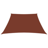 Vidaxl Zonnezeil Trapezium 2 4x3 M Oxford Fabric Terracotta -Collorato