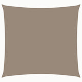 VidaXL Zonnescherm vierkant 2,5x2,5 m oxford stof taupe