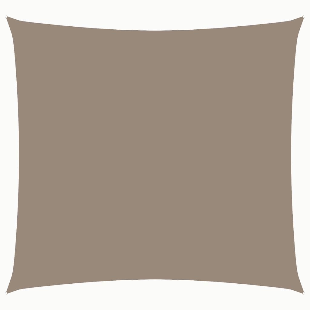 VidaXL Zonnescherm vierkant 3x3 m oxford stof taupe