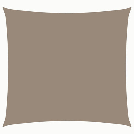 VidaXL Zonnescherm vierkant 3,6x3,6 m oxford stof taupe