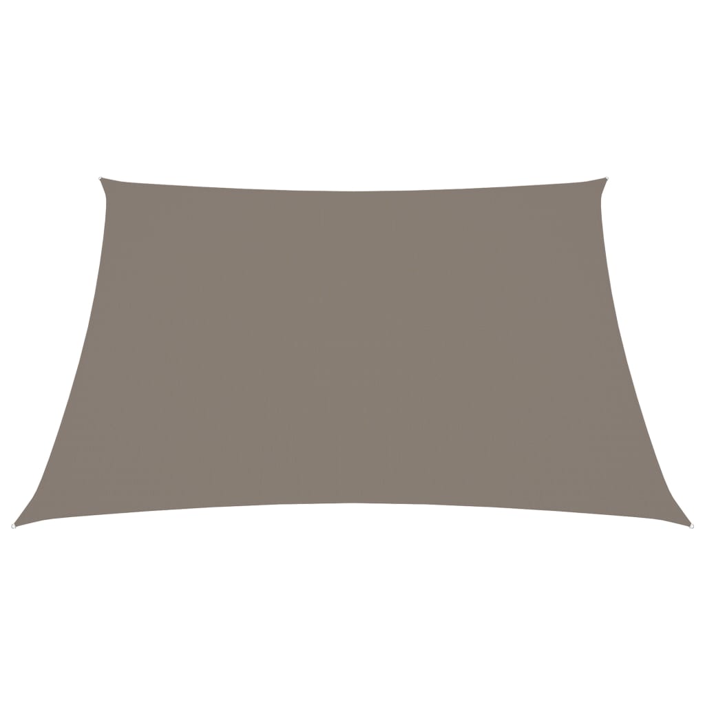 VidaXL Zonnescherm vierkant 7x7 m oxford stof taupe