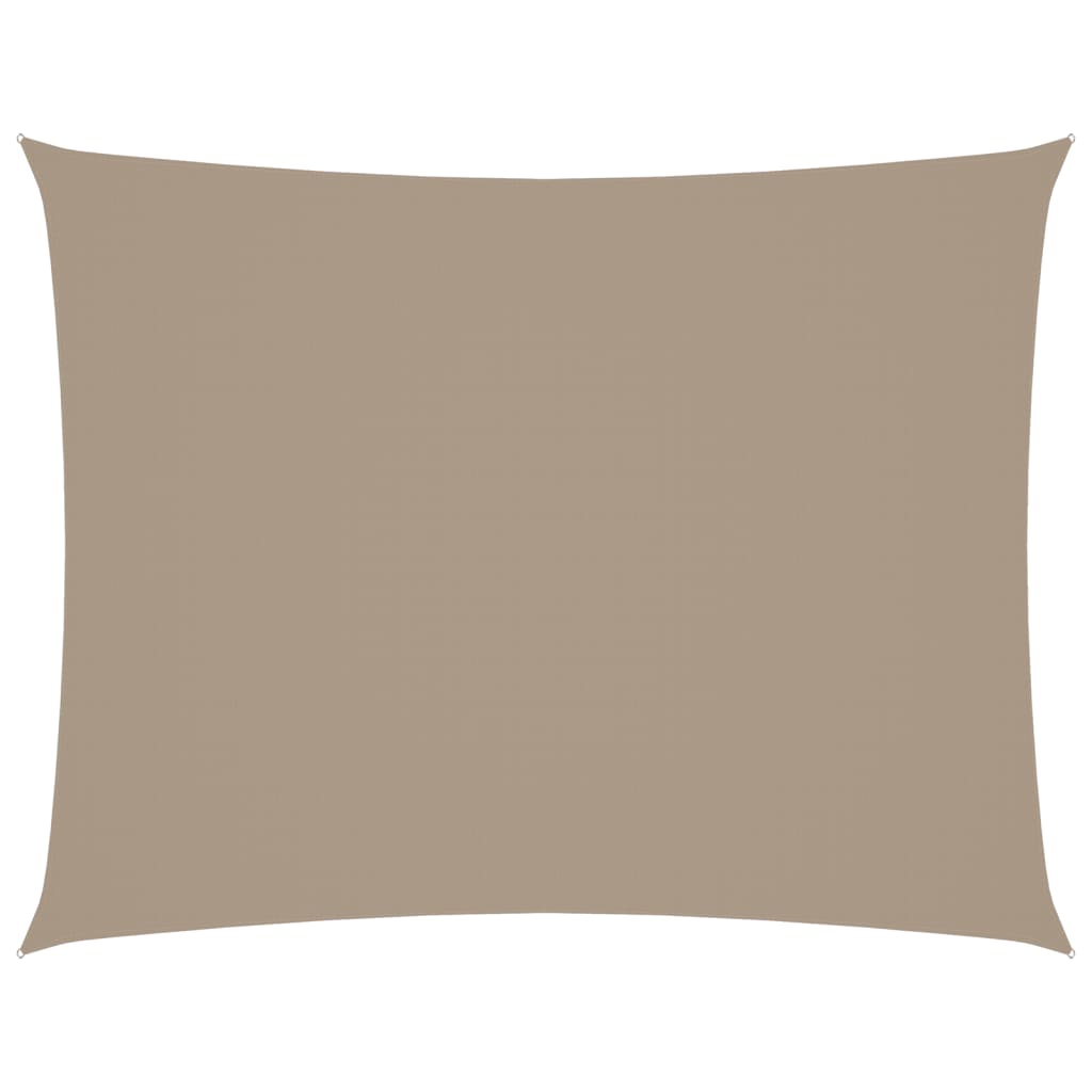 Vidaxl Sunshade Rectangular 2x3,5 M Oxford Fabric Taupe