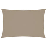 VidaXL Zonnescherm rechthoekig 2x4 m oxford stof taupe