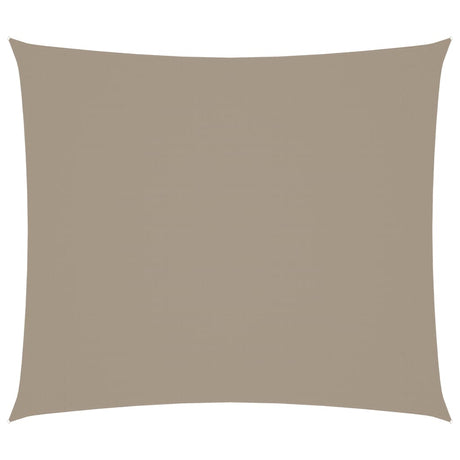 VidaXL Zonnescherm rechthoekig 2,5x3 m oxford stof taupe