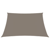 VidaXL Zonnescherm rechthoekig 2,5x3 m oxford stof taupe