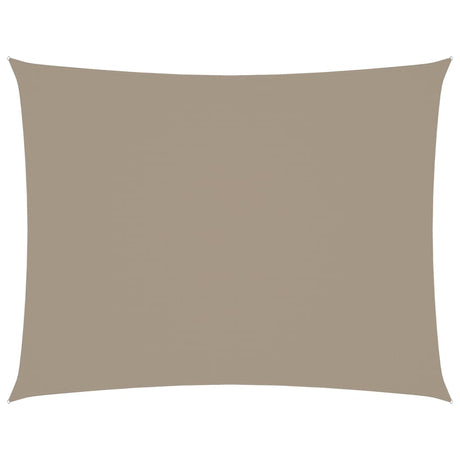 VidaXL Zonnescherm rechthoekig 2,5x3,5 m oxford stof taupe