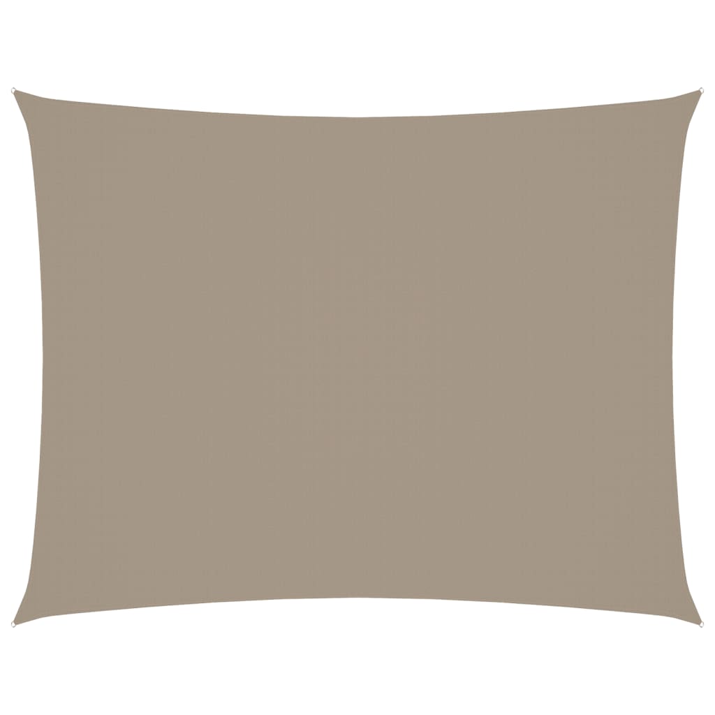 VidaXL Zonnescherm rechthoekig 2,5x4 m oxford stof taupe