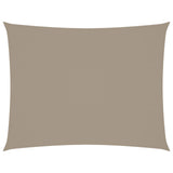 VidaXL Zonnescherm rechthoekig 2,5x4 m oxford stof taupe