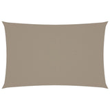 VidaXL Zonnescherm rechthoekig 2,5x5 m oxford stof taupe