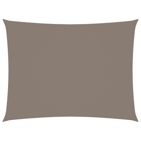 VidaXL Zonnescherm rechthoekig 3x4,5 m oxford stof taupe