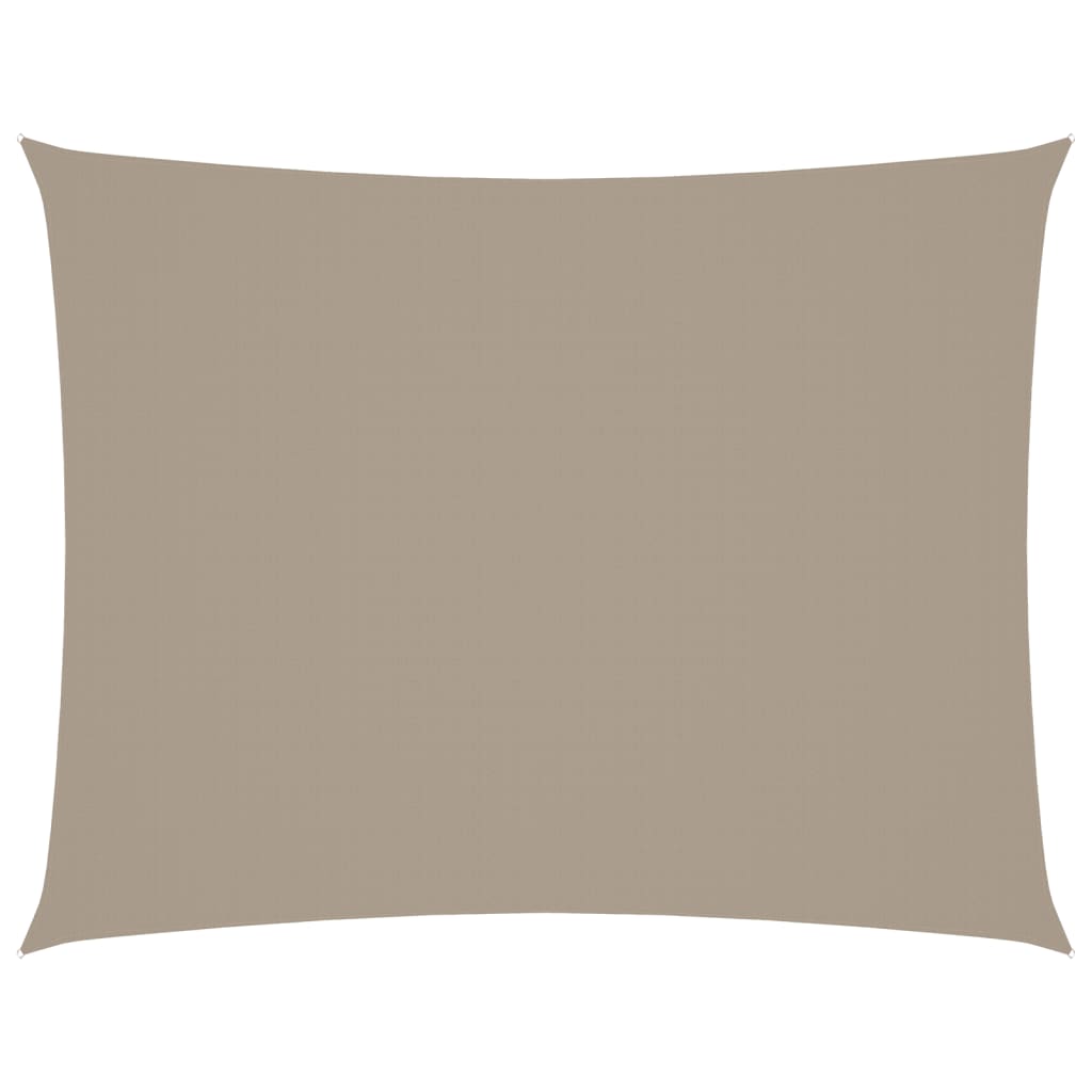 Vidaxl Sinhade pravokotni 3x4,5 M Oxford Fabric Taupe