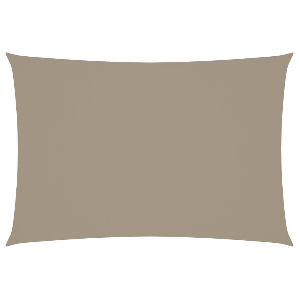 Vidaxl Sunshade Rectangular 3x5 M Oxford Fabric Taupe