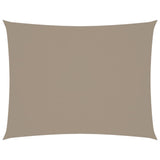 VidaXL Zonnescherm rechthoekig 3,5x4,5 m oxford stof taupe