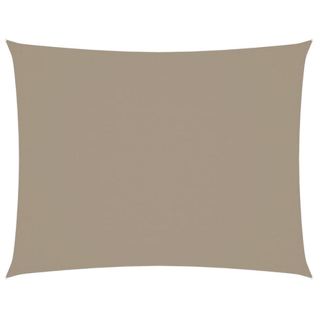 VidaXL Zonnescherm rechthoekig 3,5x5 m oxford stof taupe