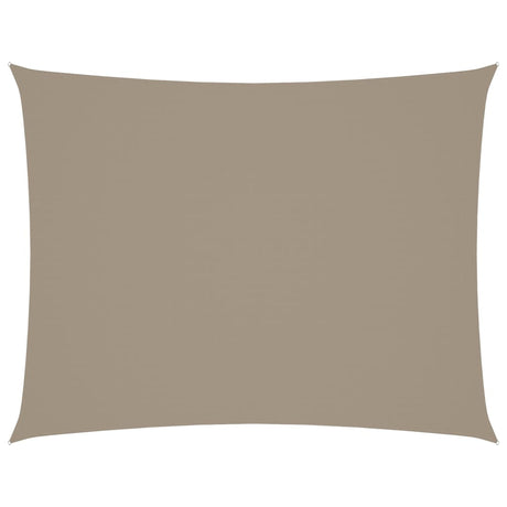 VidaXL Zonnescherm rechthoekig 4x5 m oxford stof taupe