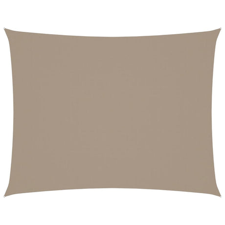 VidaXL Zonnescherm rechthoekig 4x6 m oxford stof taupe