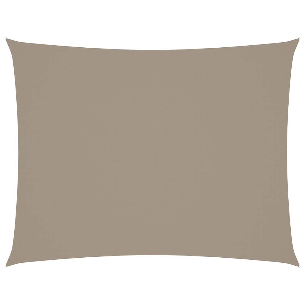 VidaXL Zonnescherm rechthoekig 5x7 m oxford stof taupe