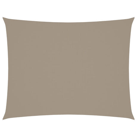 VidaXL Zonnescherm rechthoekig 5x7 m oxford stof taupe