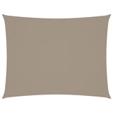 Vidaxl Sunshade Rectangular 5x7 M Oxford Fabric Taupe