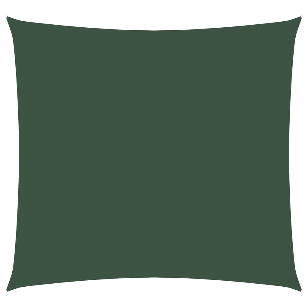 Vidaxl Sunshade Square 4x4 M Oxford Fabric Dark Green