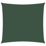 Vidaxl Sunshade Square 4x4 M Oxford Fabric Dark Green