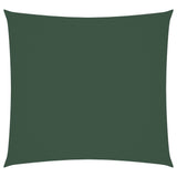 Vidaxl Sun Shade Square 7x7 M Tessuto Oxford Verde scuro